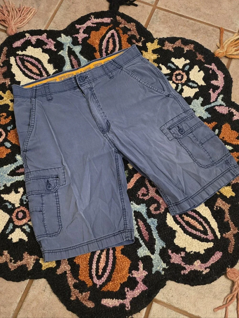 🔥🔥Wear First Men's Blue Cargo Shorts - Comfortable Everyday Wear🔥🔥 Size 34